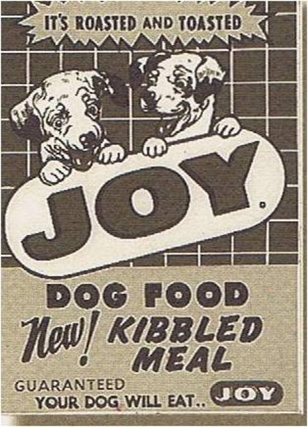Joy Dog Food is formulated to meet the nutritional needs of active, hard working dogs.